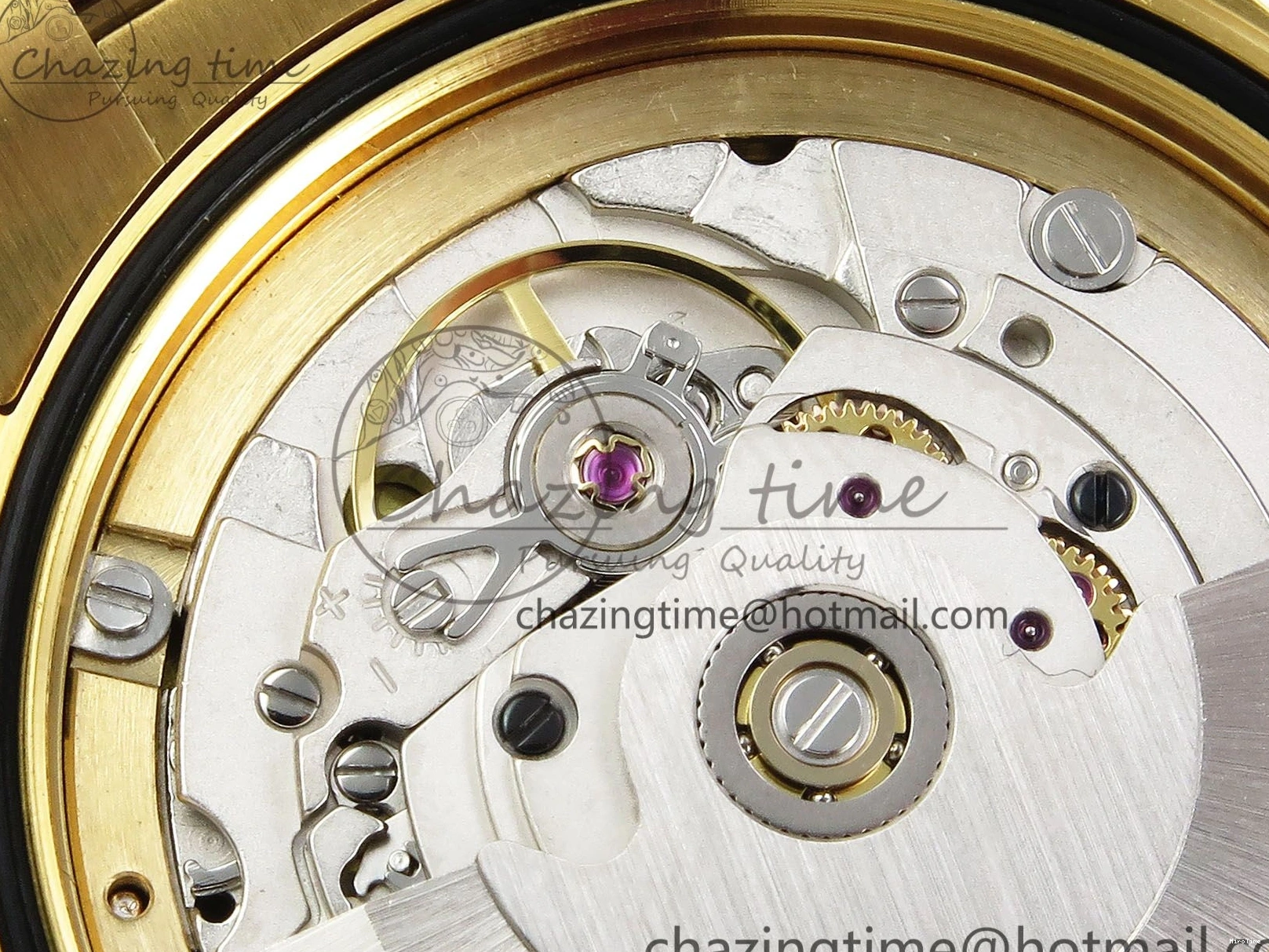 MiroTime 0324 Day Date 36 YG RAF Best Edition Brown Wave Dial on YG Bracelet A Effortless 1383